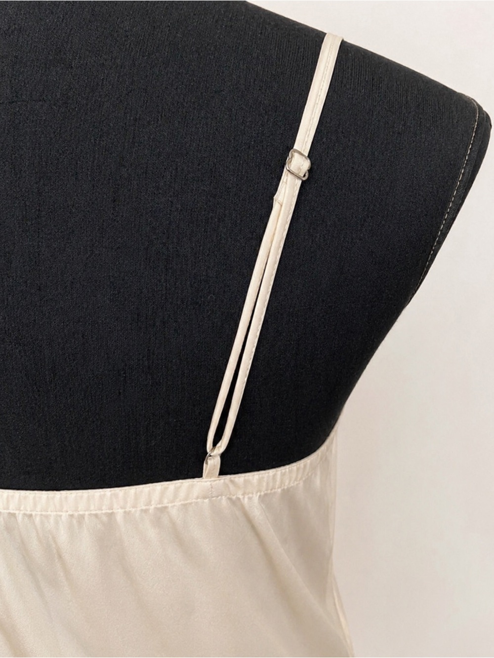 Sexy Silk Ivory White Camisole Tank Top Minimalist Chic Medium Stillwater Shirt - Picture 8 of 10